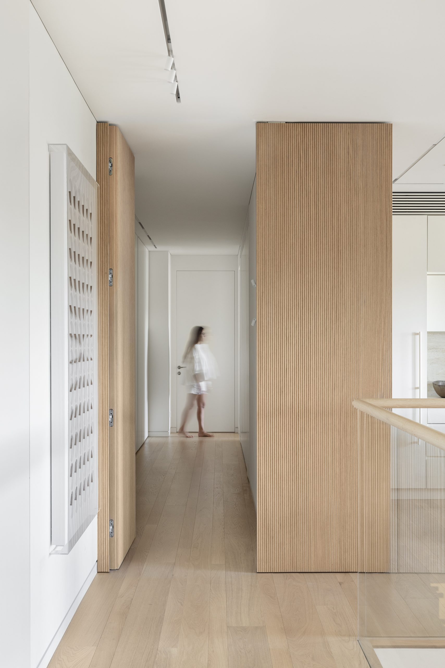 מדרגות תלויות עץ אלון אמריקאי מולבן